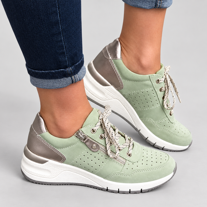 Clara | Komfortsneakers til Kvinder med Polstret For og Skridsikker Sål