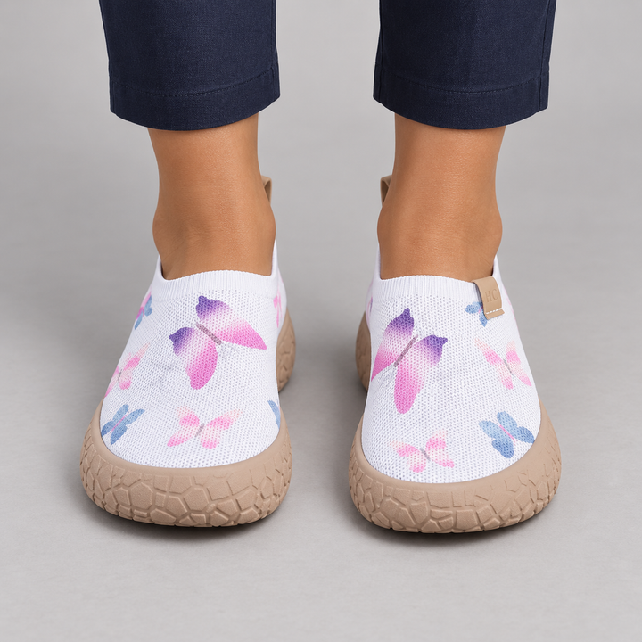Nadia | Slip-On Komfortsneakers til Kvinder med Åndbar Mesh-Overdel