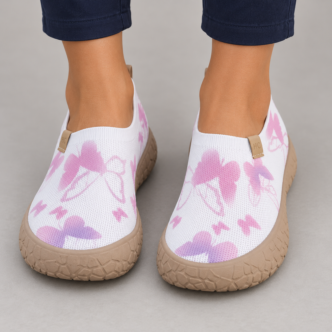 Nadia | Slip-On Komfortsneakers til Kvinder med Åndbar Mesh-Overdel