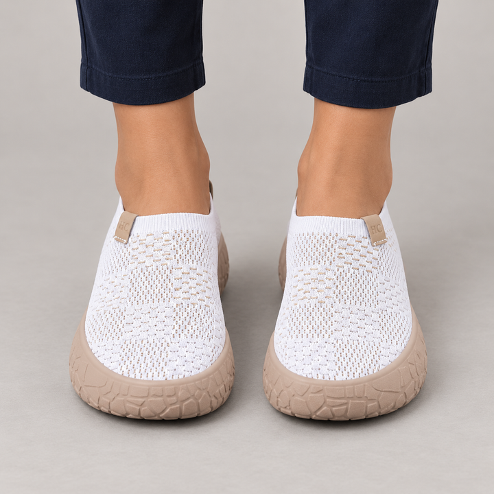 Nadia | Slip-On Komfortsneakers til Kvinder med Åndbar Mesh-Overdel
