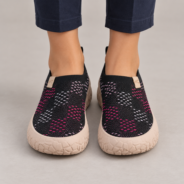 Nadia | Slip-On Komfortsneakers til Kvinder med Åndbar Mesh-Overdel