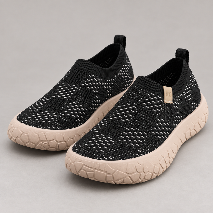 Nadia | Slip-On Komfortsneakers til Kvinder med Åndbar Mesh-Overdel